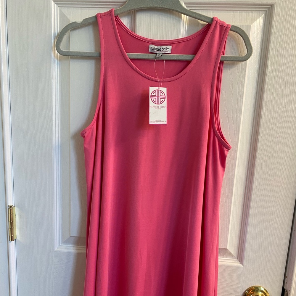 NWT Buckhead Betties Pink Eliza Sleeveless Summer Dress - Size Medium